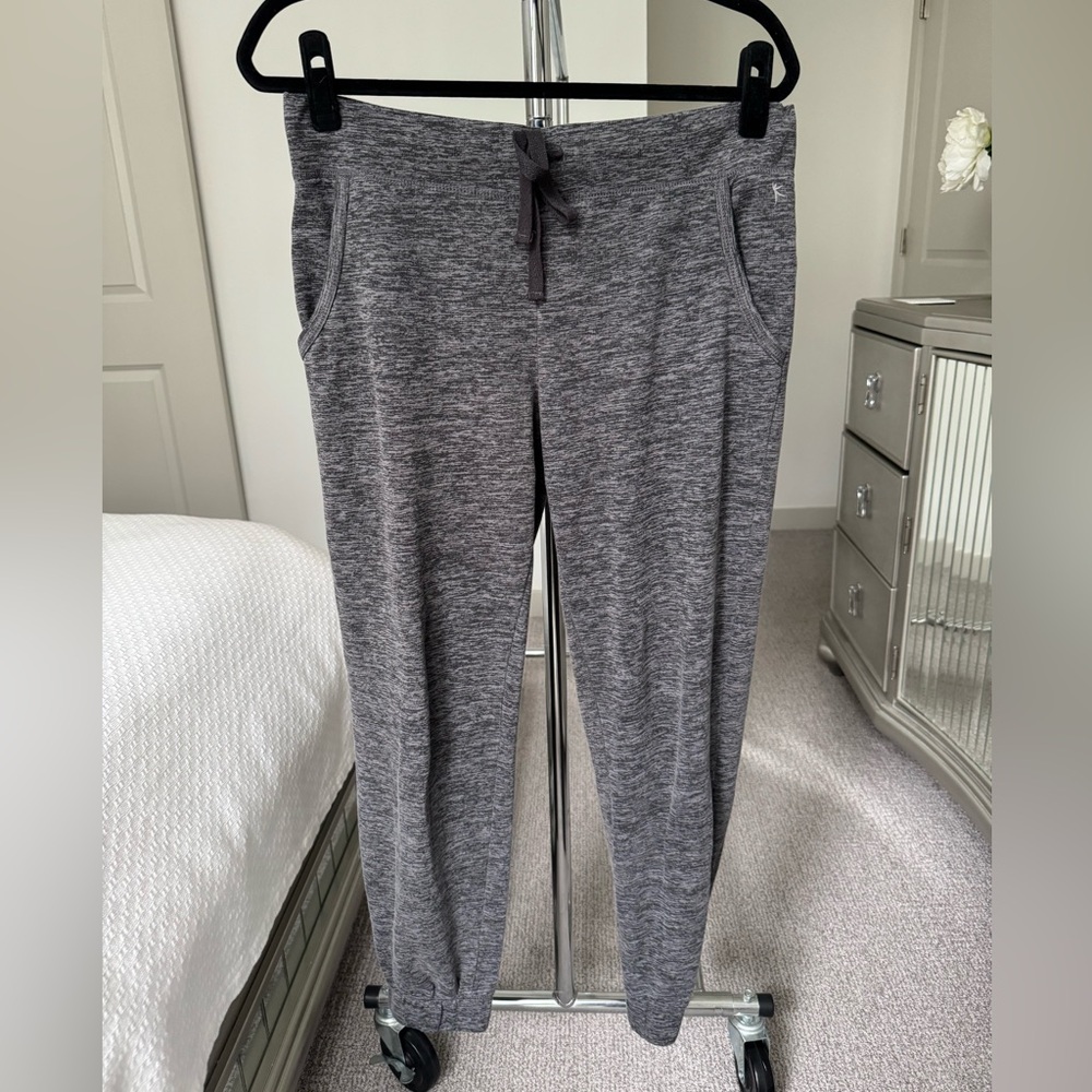 Danskin Gray Marled Jogger Pants Medium